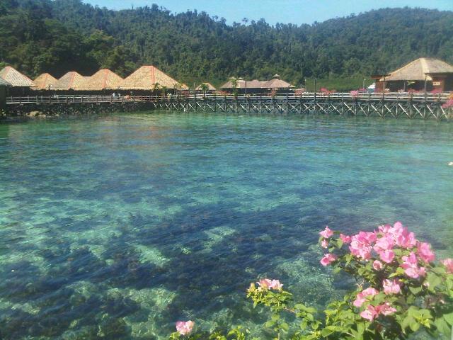 Hipshut Bunga Raya Island Resort & Spa view, Sabah