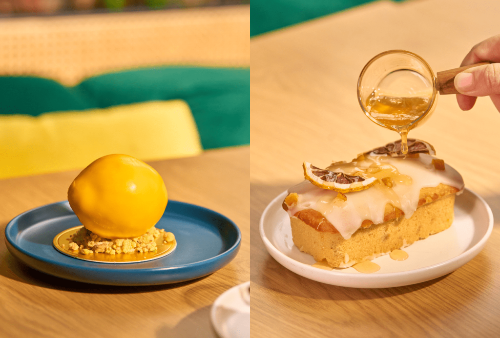 the lemon tree Lemon Drizzle Loaf, Lemon Mousse Cake