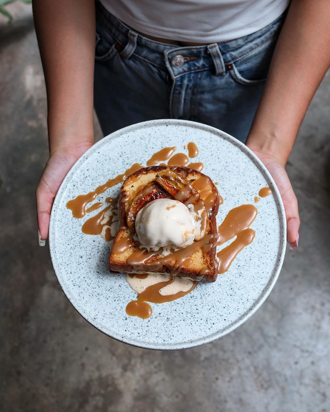 Banana Toffee French Toast