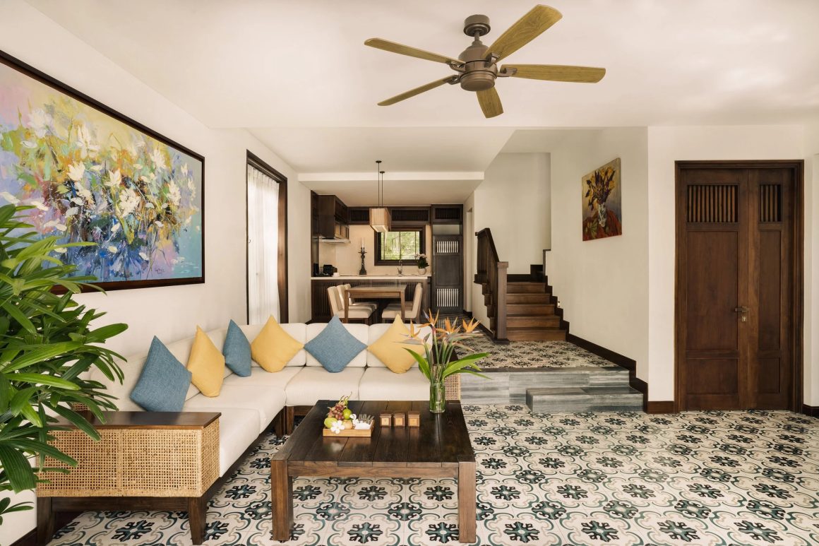 The Anam family room