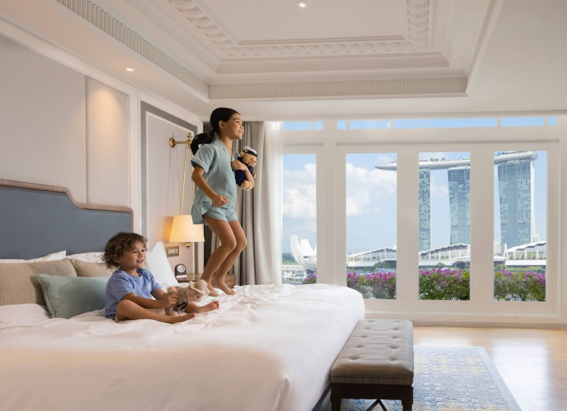 The Fullerton Hotel family room